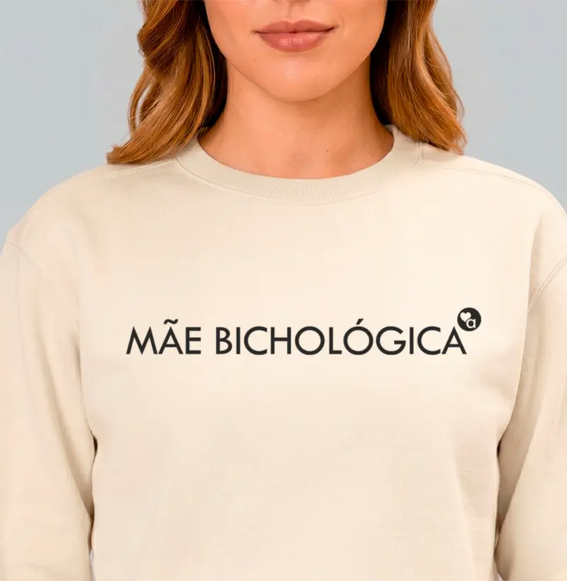 Família Bichológica - Mãe - Moletom Suéter