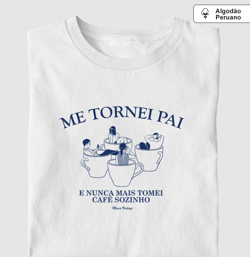 ALGODÃO PERUANO - Nunca mais tomei café sozinho