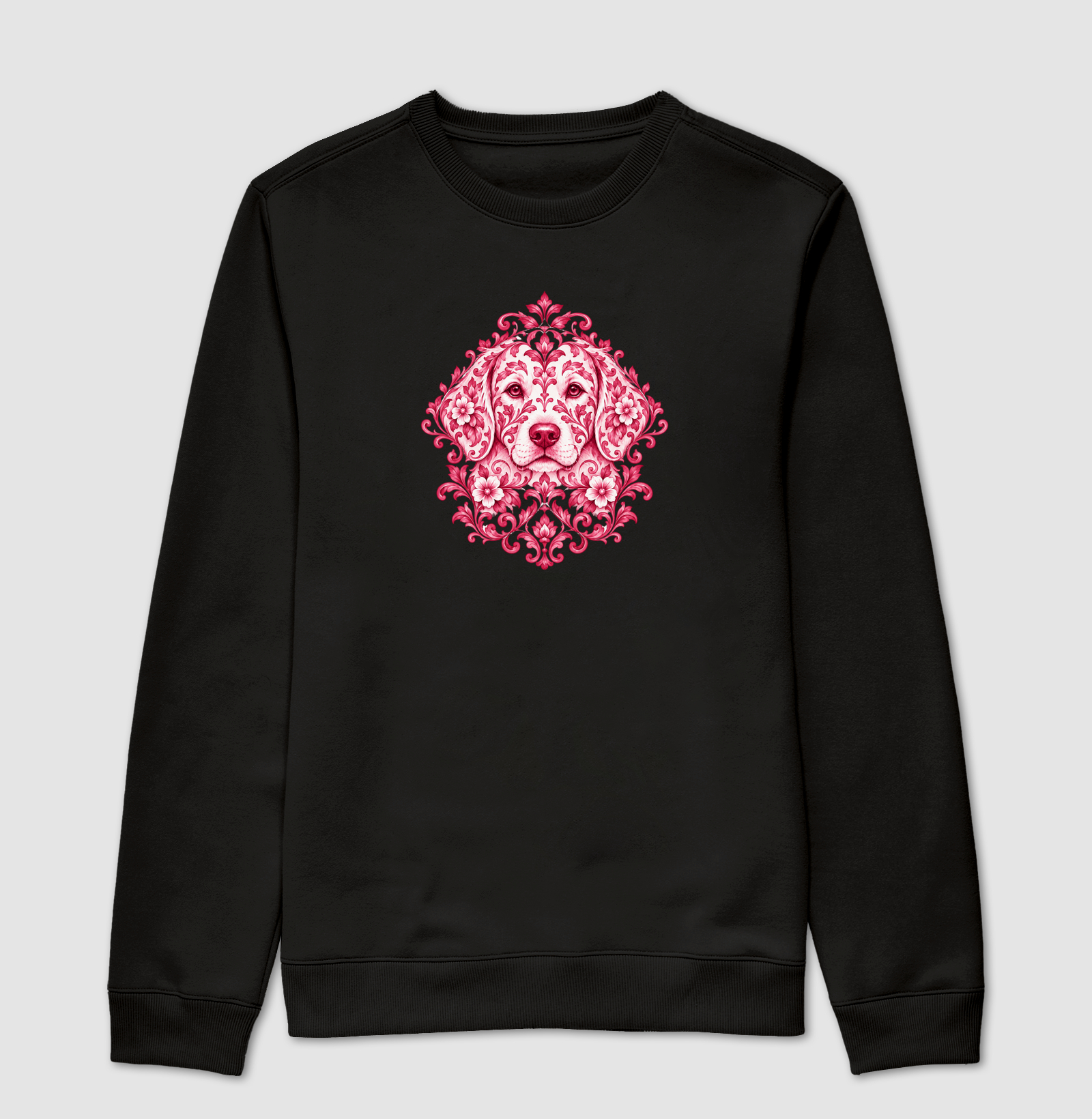 Azulejo Rosa - Suéter Moletom