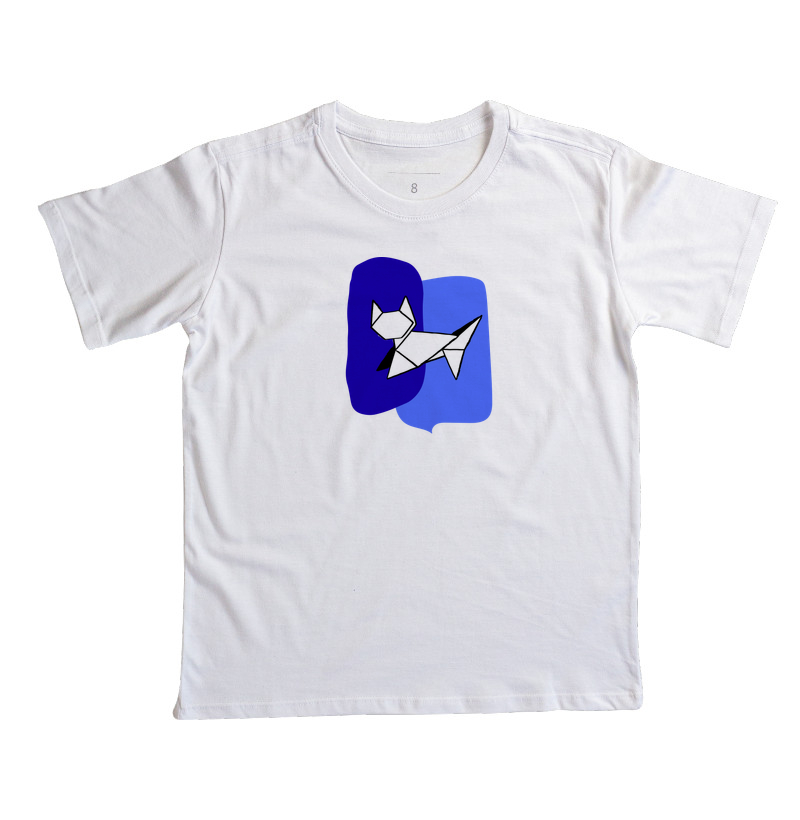 Origami Cat — Movimento Azul