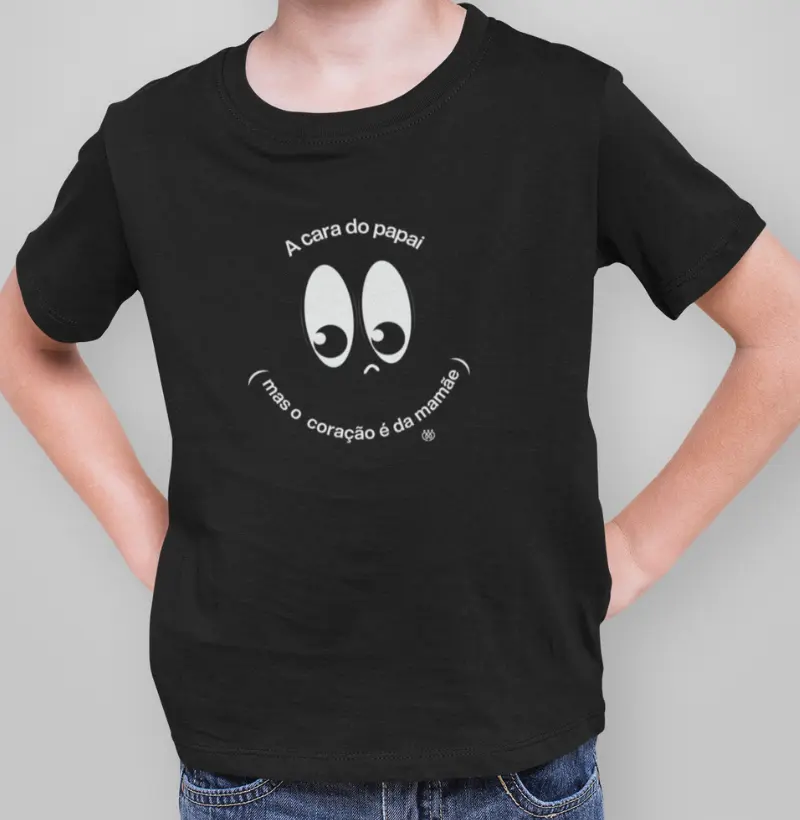 A cara do pai, mas com coração da mãe