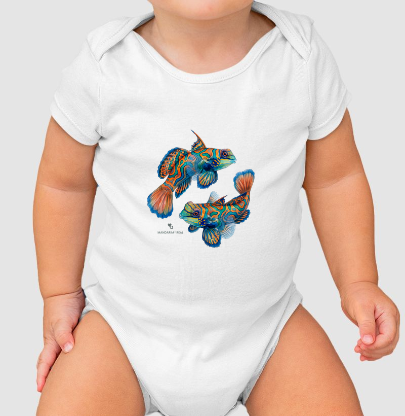 Peixes - Mandarim Real - Body Infantil