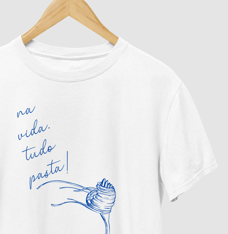 Camiseta Tudo Pasta 