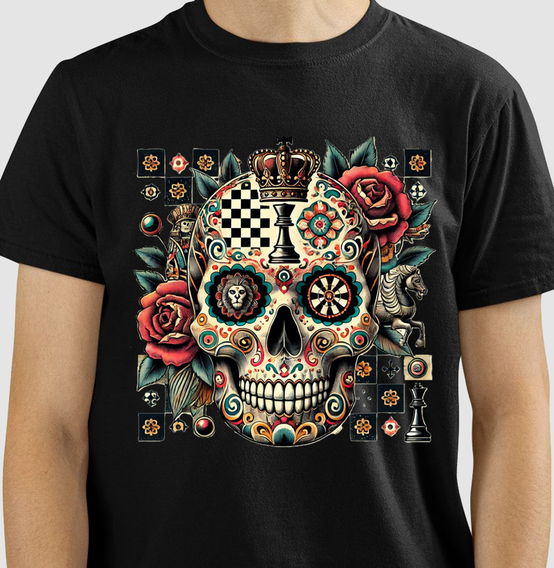 Caveira de Los Muertos Xadrez 2