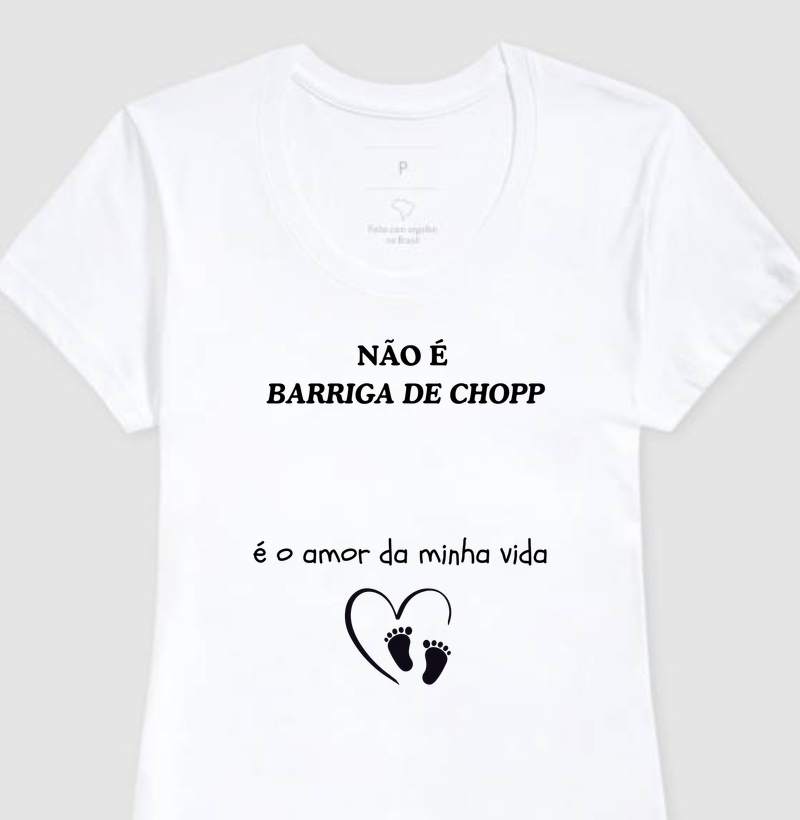 NÃO É BARRIGA DE CHOPP