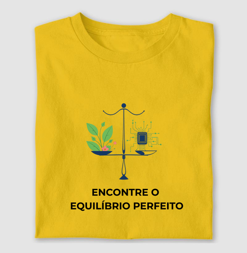 Camiseta - Encontre o equilibrio perfeito