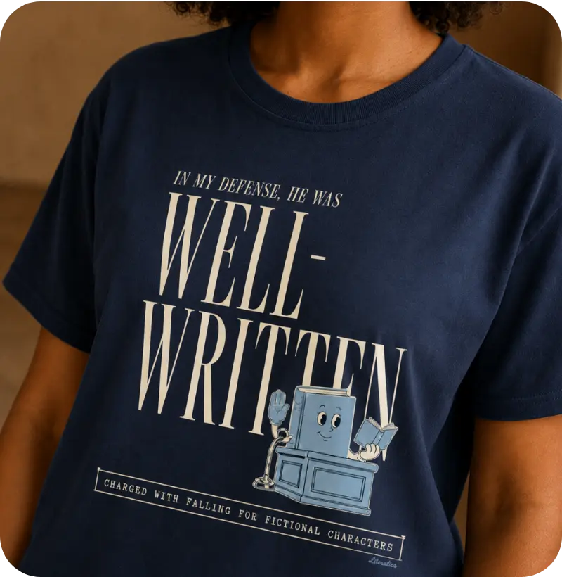 Camiseta In My Defense, He Was Well-Written
