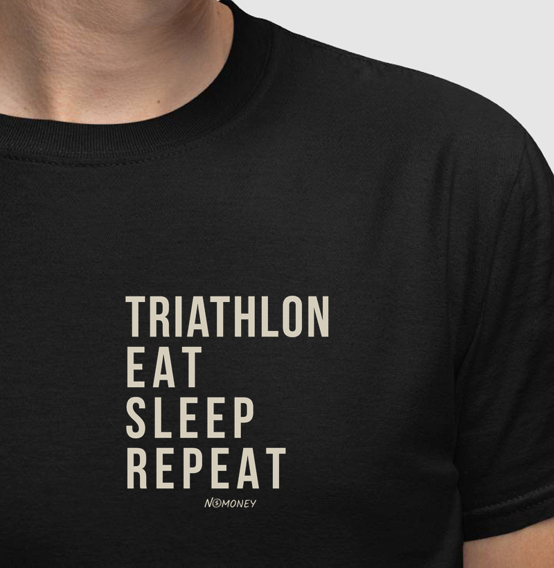 Camiseta Triathlon. Eat. Sleep. Repeat.