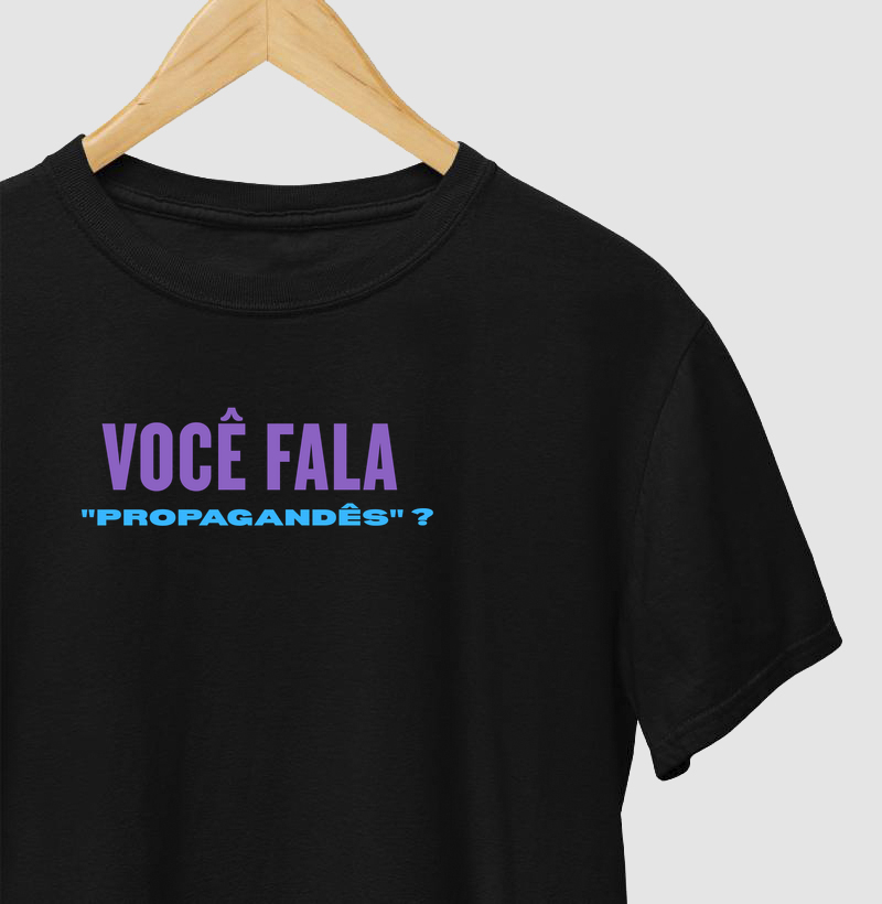 Você fala "propagandes"?