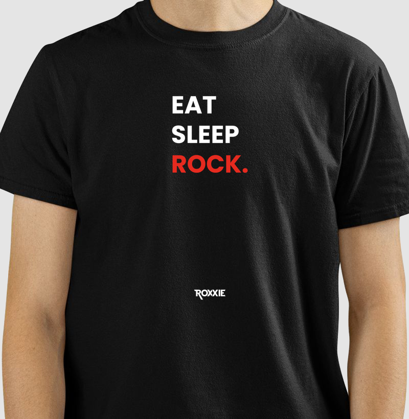 Camiseta Eat Sleep Rock