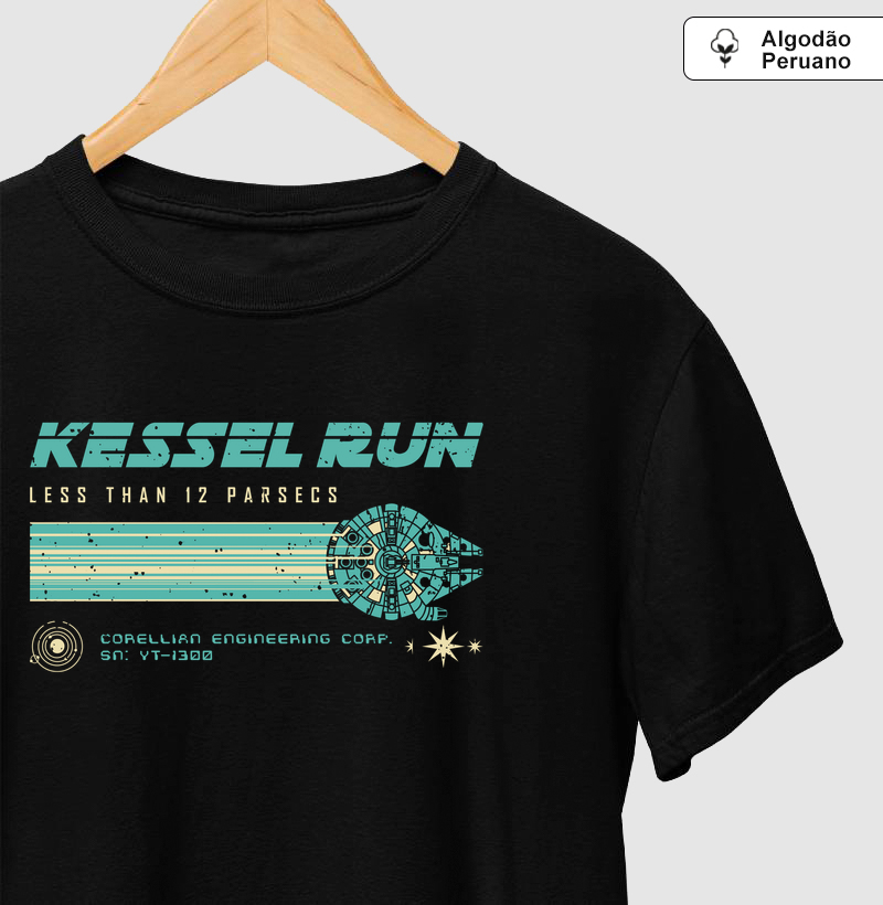 Camiseta Retro Vintage Parsecs - Camiseta Algodão Peruano