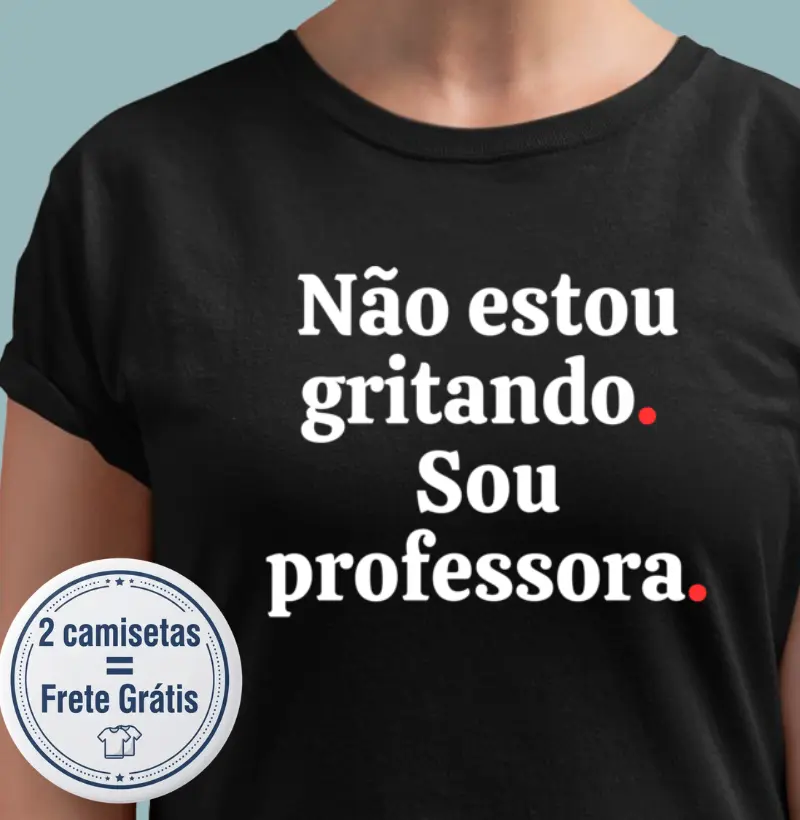 Camiseta Premium Professor/Pedagogo