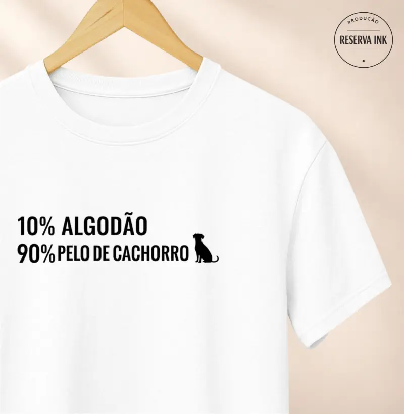 10% Algodão 90% Pelo de Cachorro
