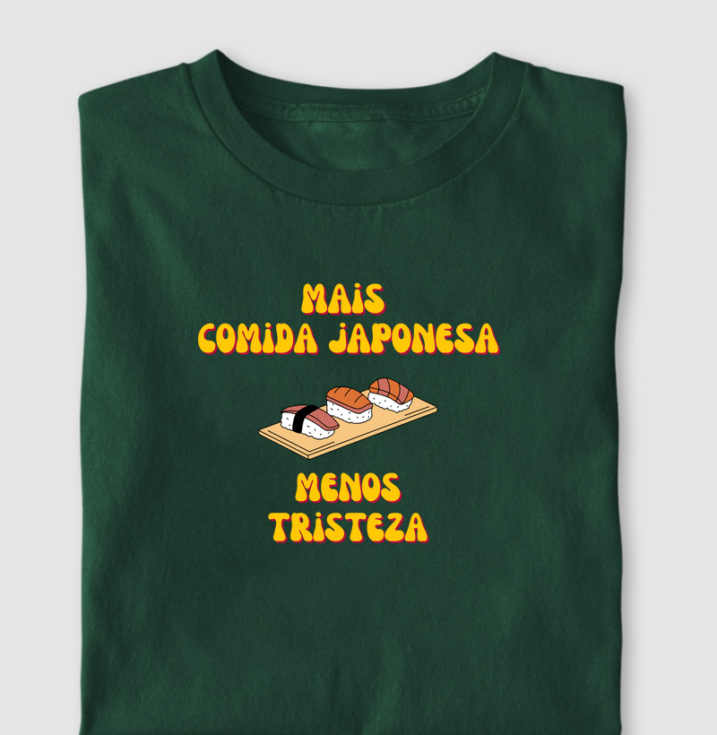 Mais comida japonesa Menos tristeza