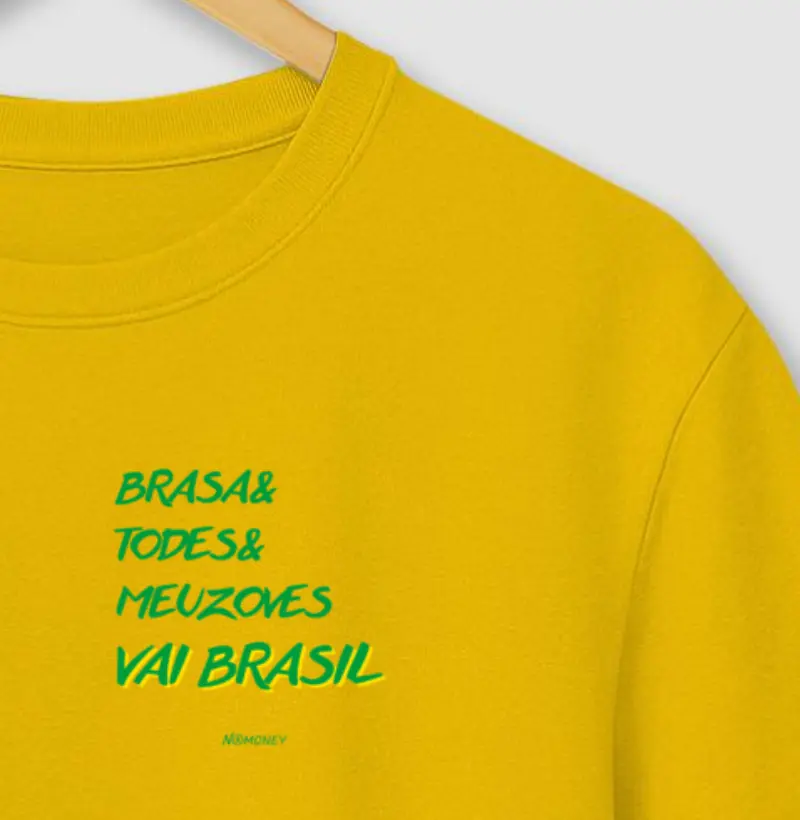 Camiseta Vai Brasil (Estampa Verde)
