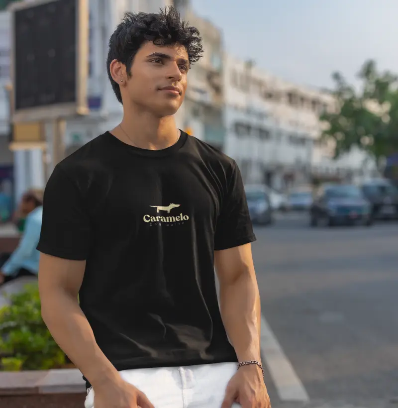 Camiseta Dog Pulse Caramelo Origin