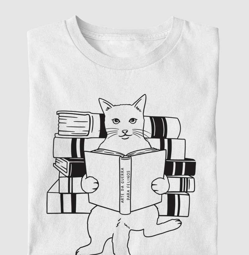Gato Lendo - Arte da Guerra