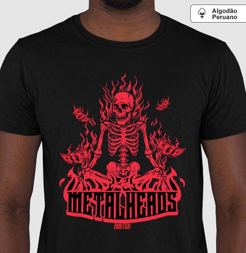 Metal Heads 2 - Produto Premium - Algodão Peruano