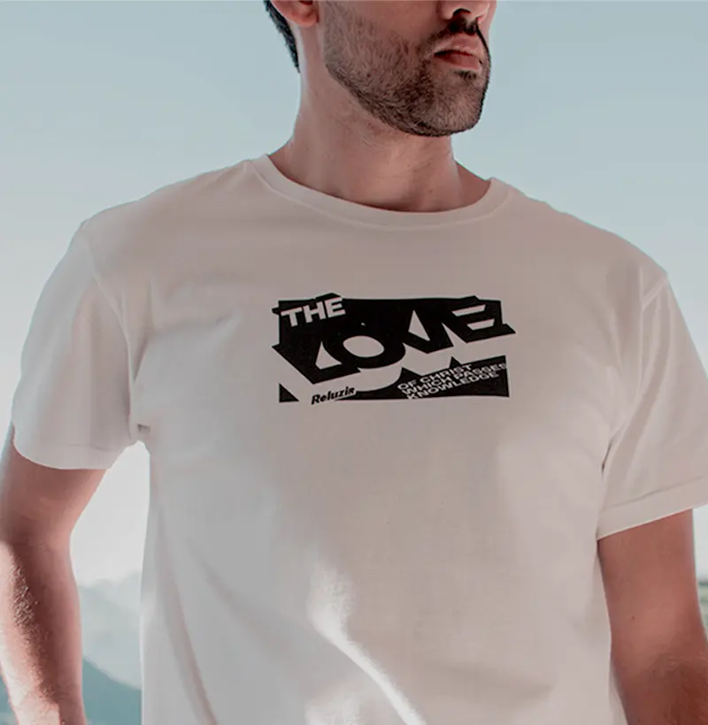 Camiseta THE LOVE OF CHRIST - Algodão Peruano