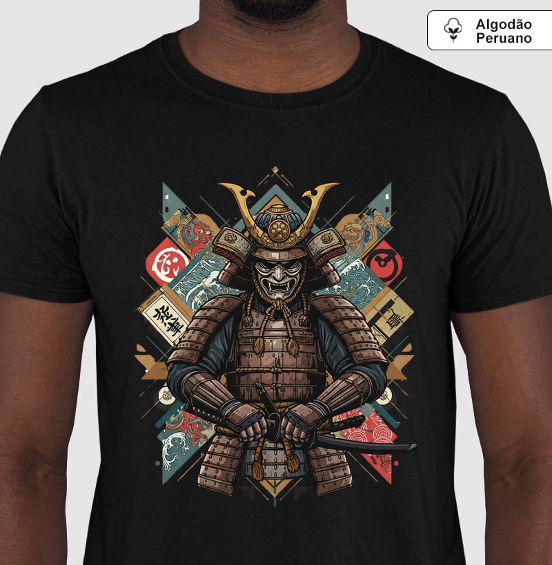 SAMURAI - Bushido - Algodão Peruano