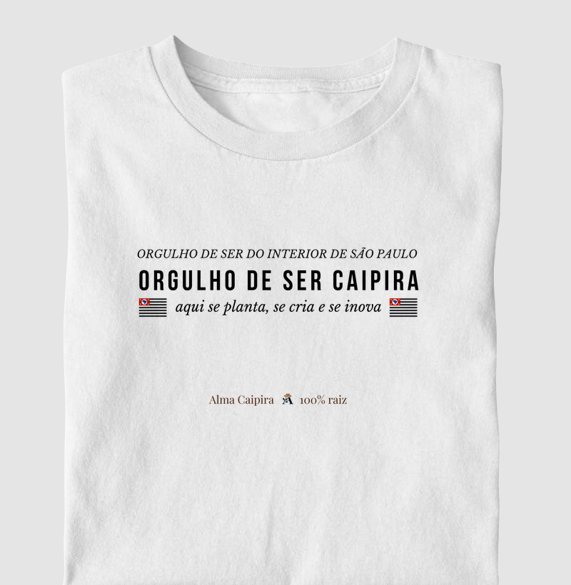 Orgulho de ser do interior de São Pauçlo, orgulho de ser caipira, aqui se planta, se cria e se inova