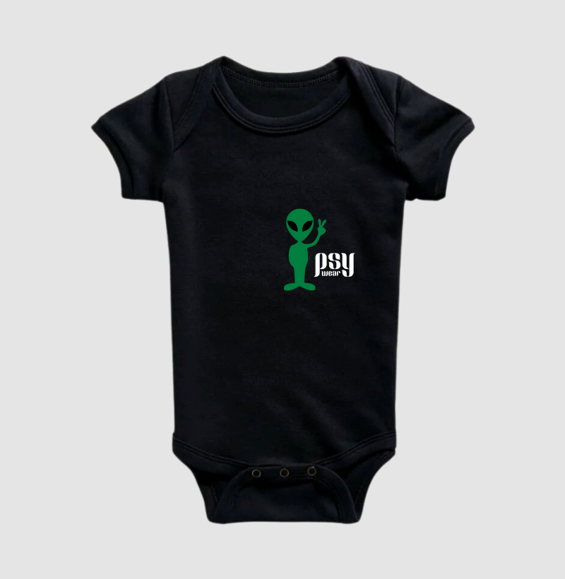 Alien verde minimalista