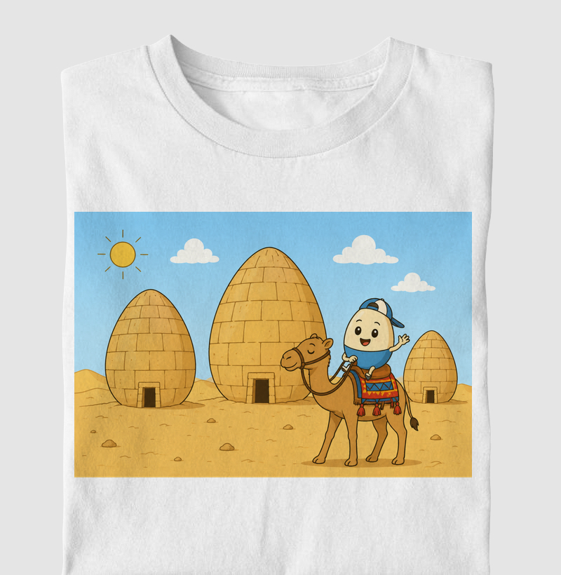 Egg Geo - Saara - Camiseta Infantil