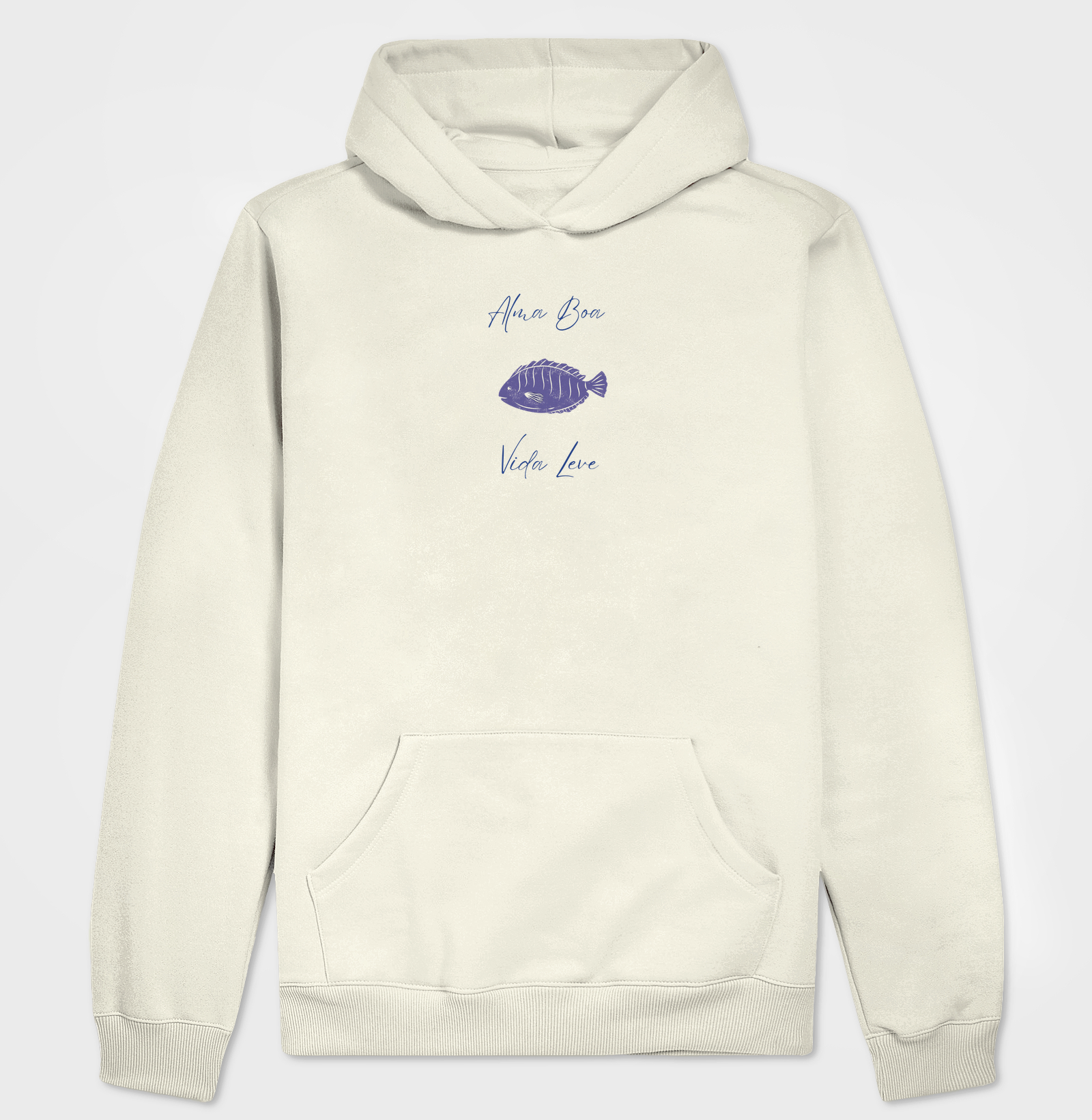 Minicraque Fishing - Alma Boa,Vida Leve - Hoodie Moletom
