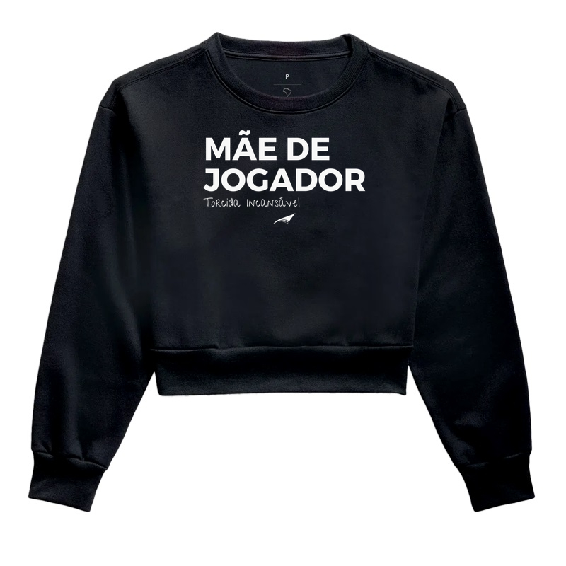 Camiseta Feminina Mãe de Jogador - Torcida Incansável - 100% Algodão Premium - Edição Especial Dia das Mães