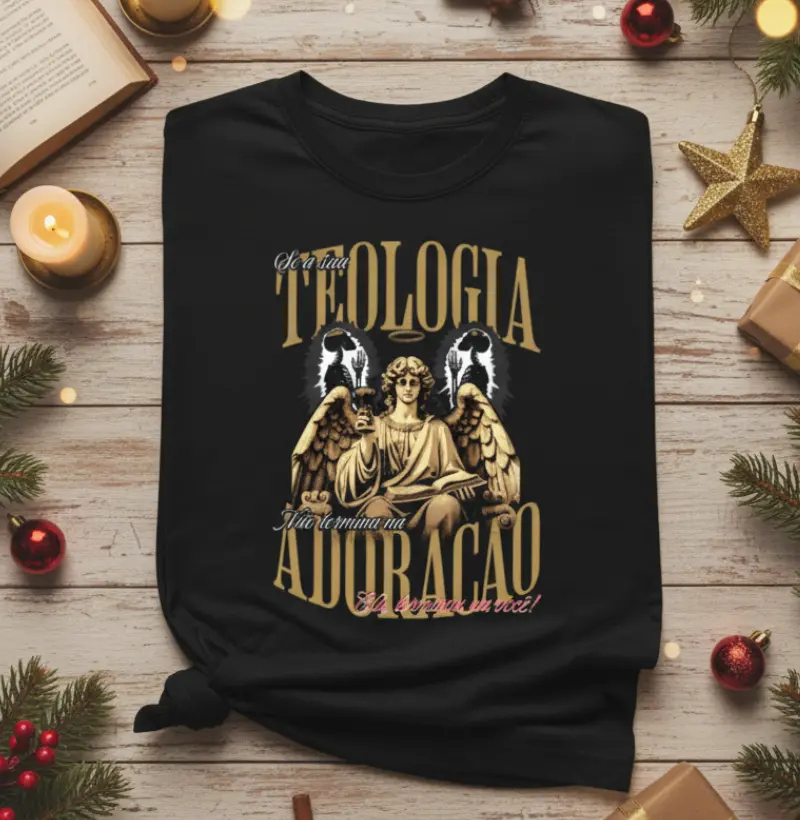 "SE A SUA TEOLOGIA NÃO TERMINA NA ADORAÇÃO ELA TERMINOU EM VOCÊ"