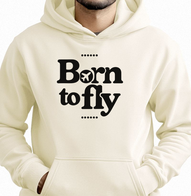 Moletom born to fly