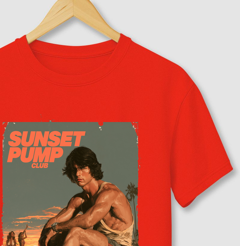 Sunsset pump club 02 - Camiseta