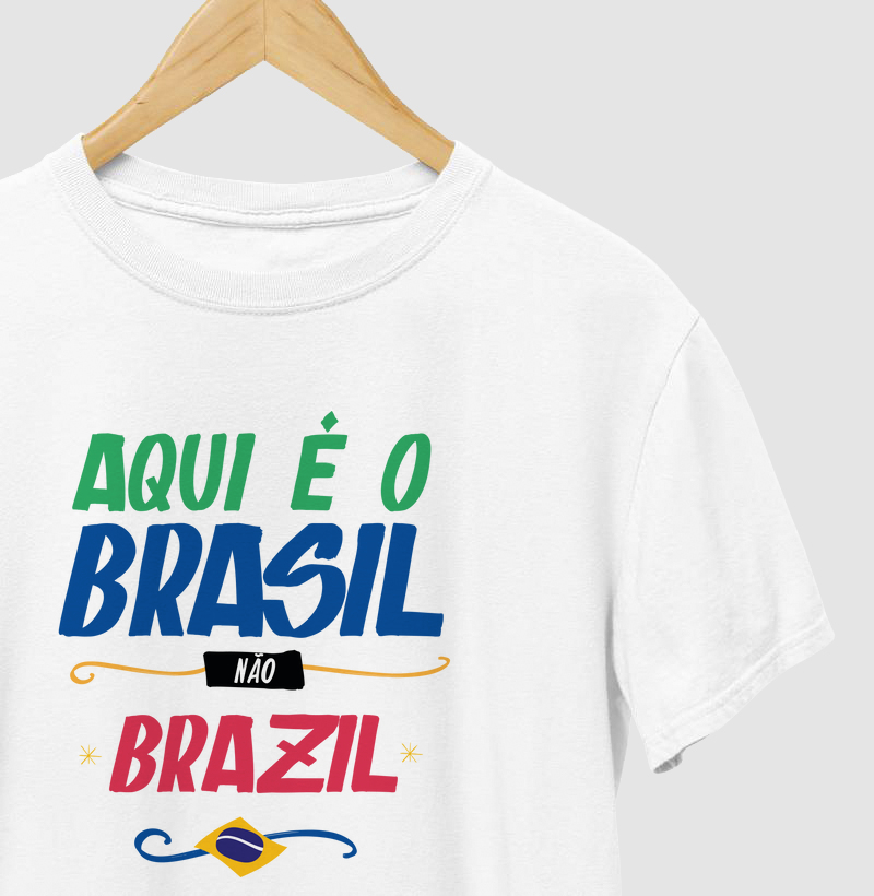 Aqui é o Brasil, não BRAZIL