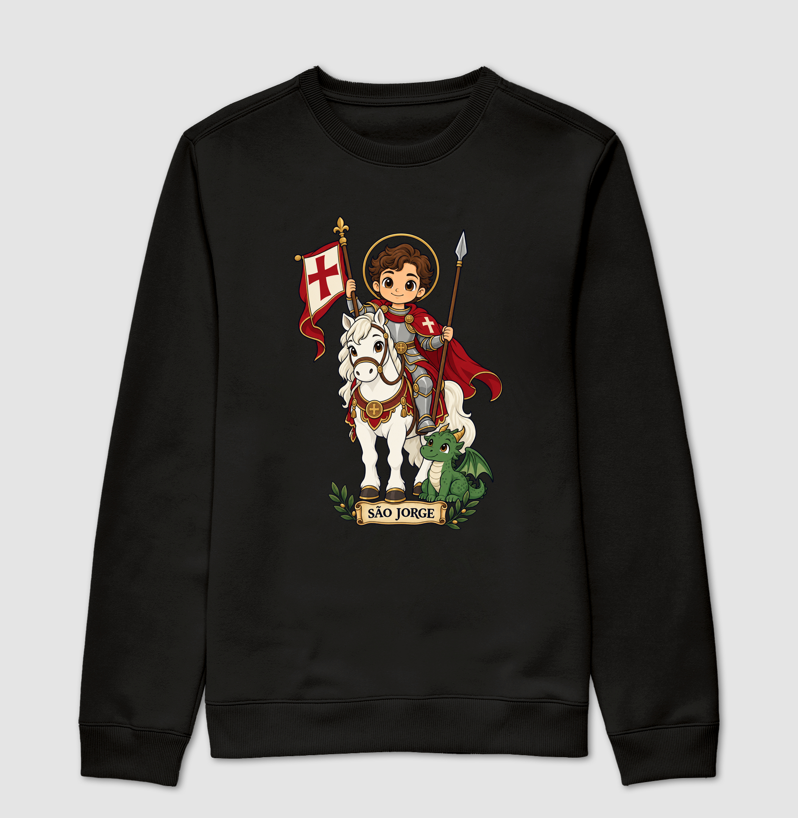 São Jorge estilo chibi