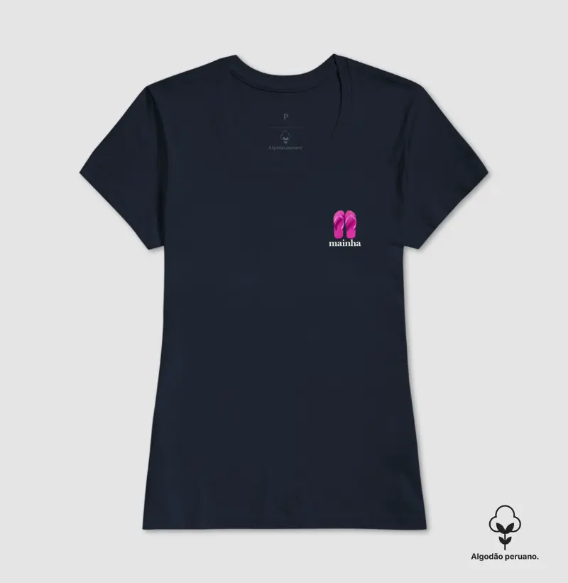 Mainha Camiseta Algodão Peruano