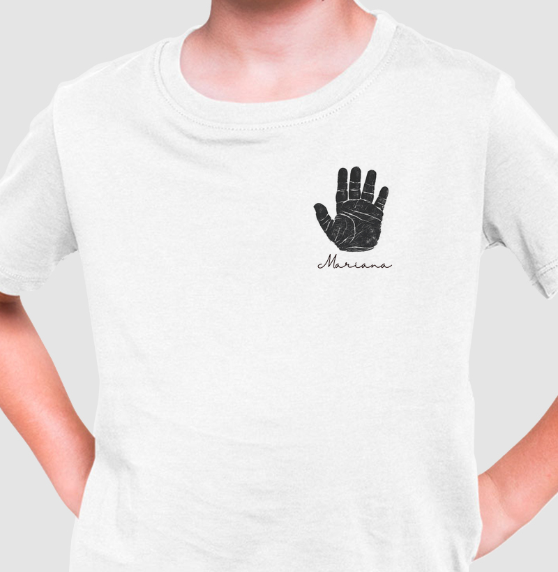 Mãozinha Mariana Infantil - Camiseta Infantil