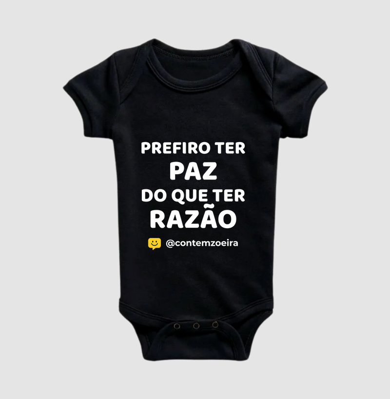 Prefiro ter paz do que ter razão!