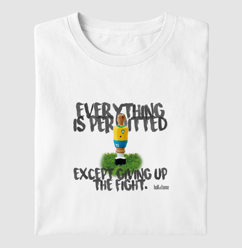 camiseta estampada hall of fame - player brasil 