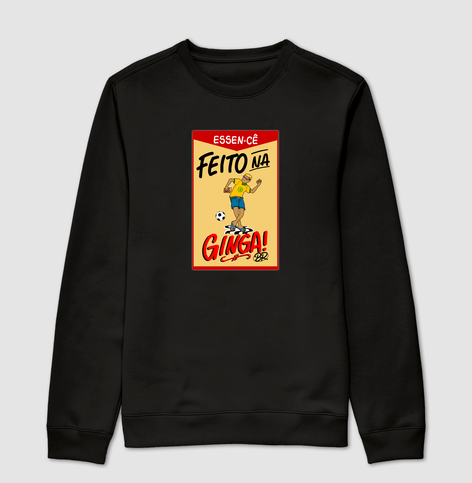 Moleton sueter coleção - ''feito na ginga br'' 
