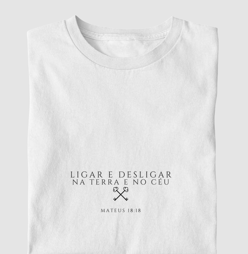 Camiseta Sacramento da Penitência – Mateus 18:18