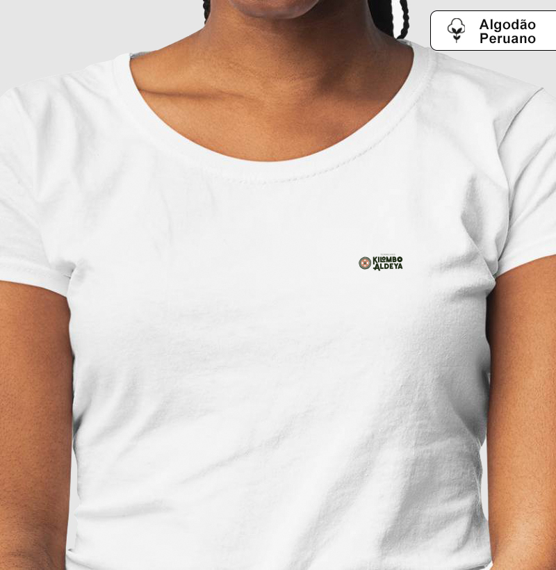 Kilombo Aldeya - Camiseta Algodão Peruano