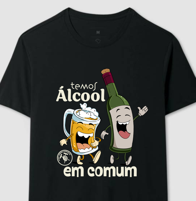 Temos Álcool em comum