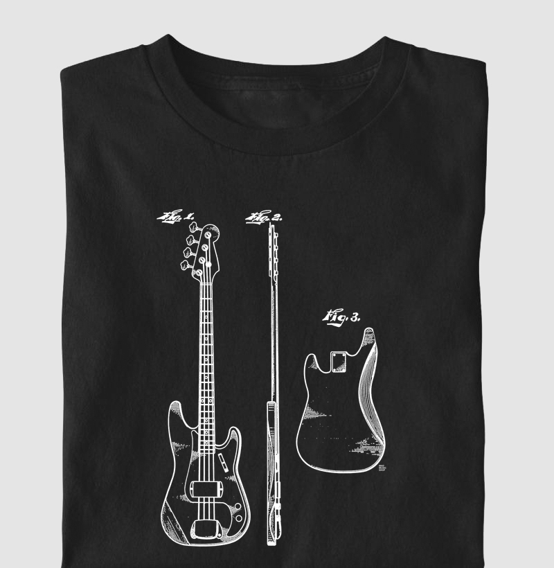 Fender P-Bass - Desenho da Patente