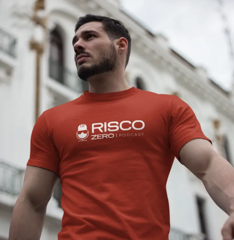 T-Shirt Vermelho - Risco Zero 