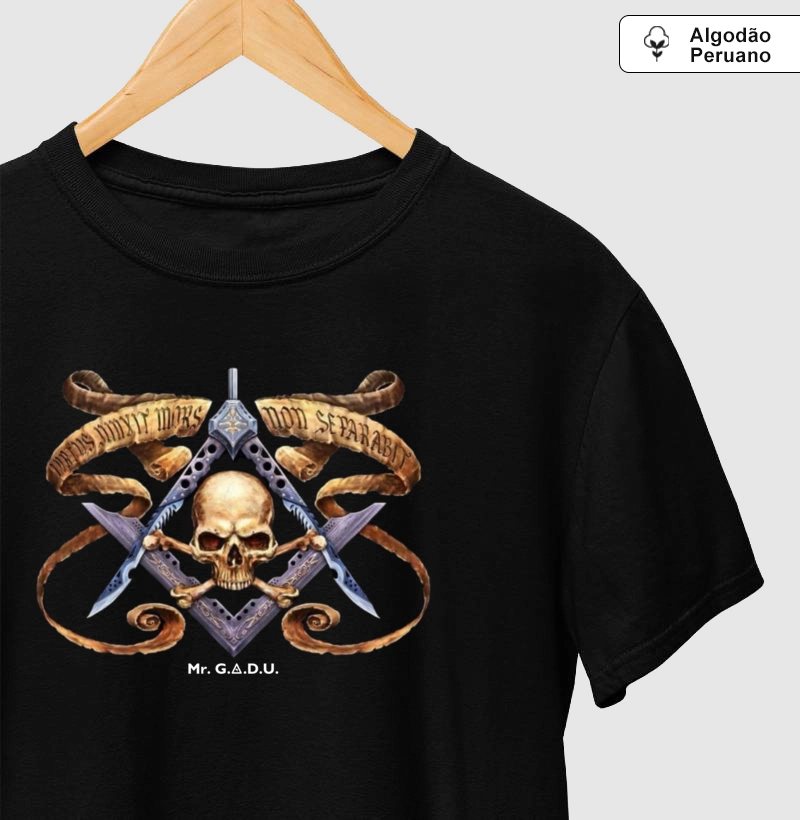 Camiseta Virtude x Morte 2 - Mr. GADU - Algodão Peruano