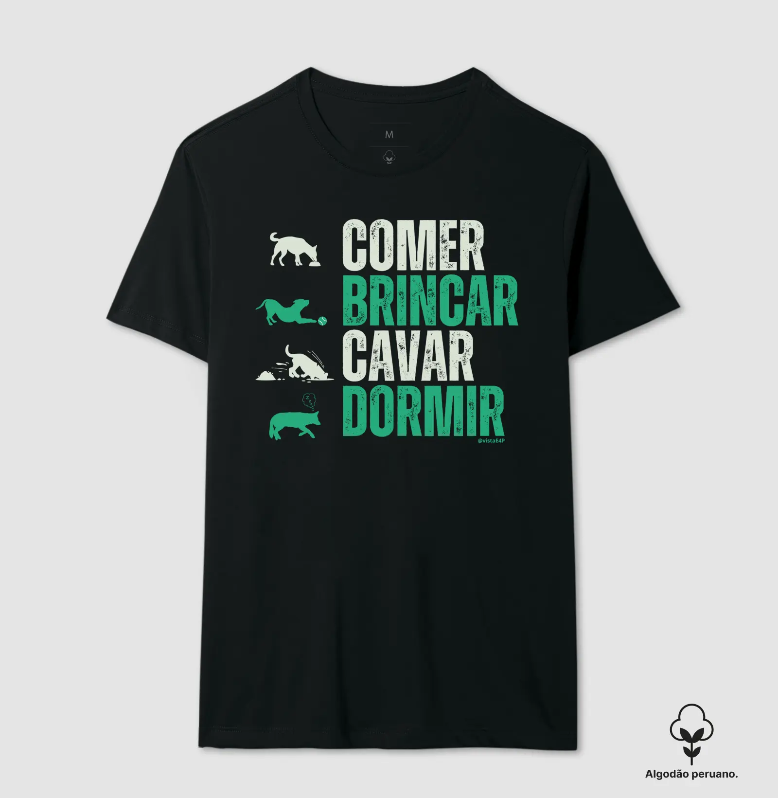 #018 - Comer, Brincar, Cavar, Dormir - cachorro