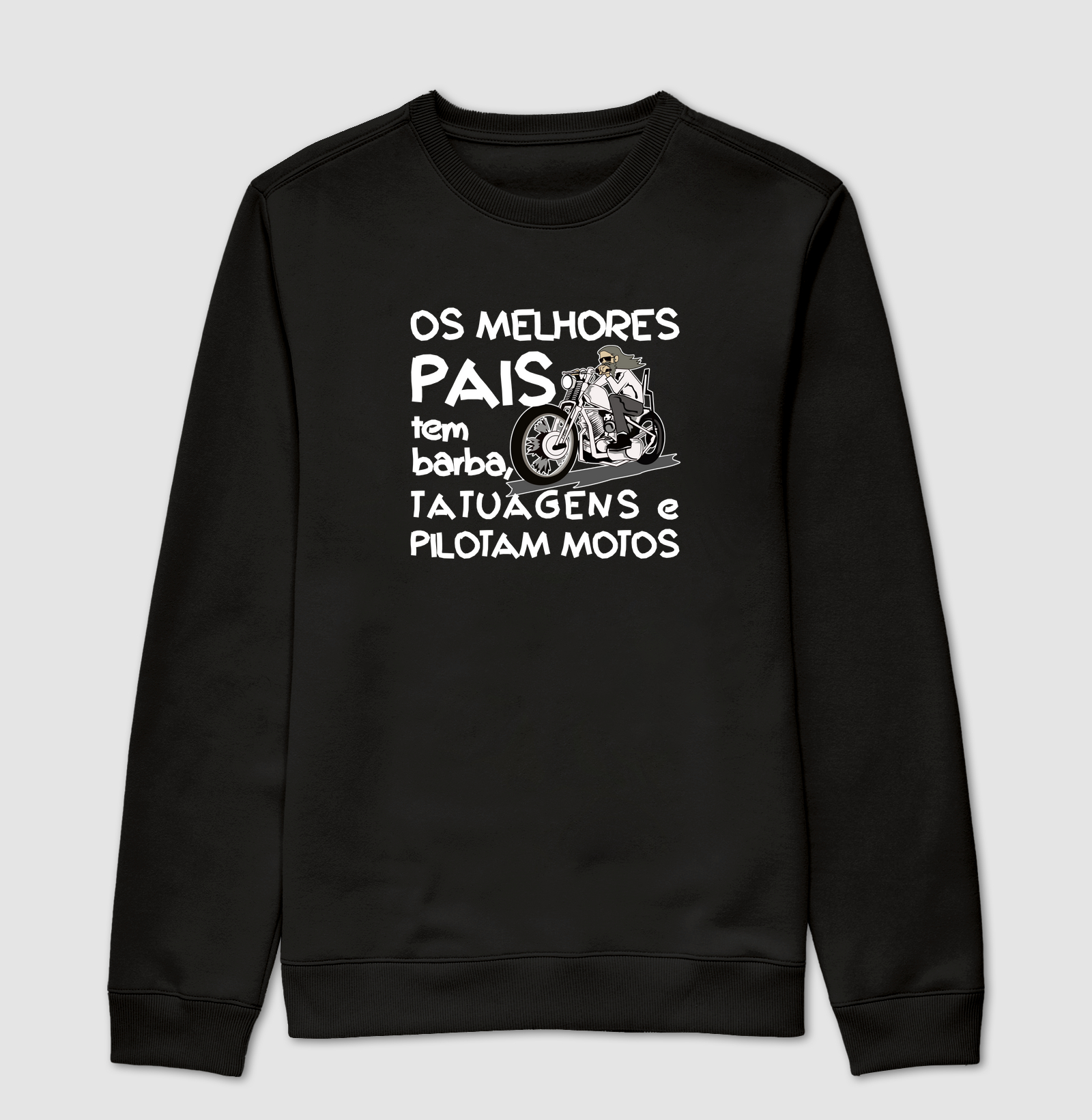 Os melhores pais tem barba, tatuagens e pilotam motos