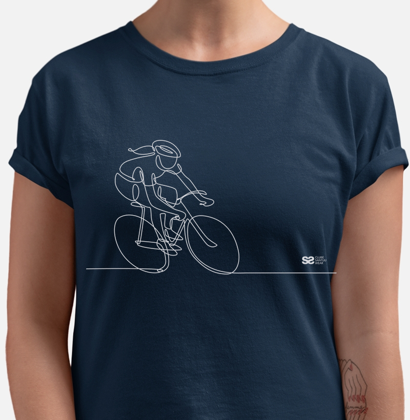 Camiseta Masc/Fem "Pedala, garota!"