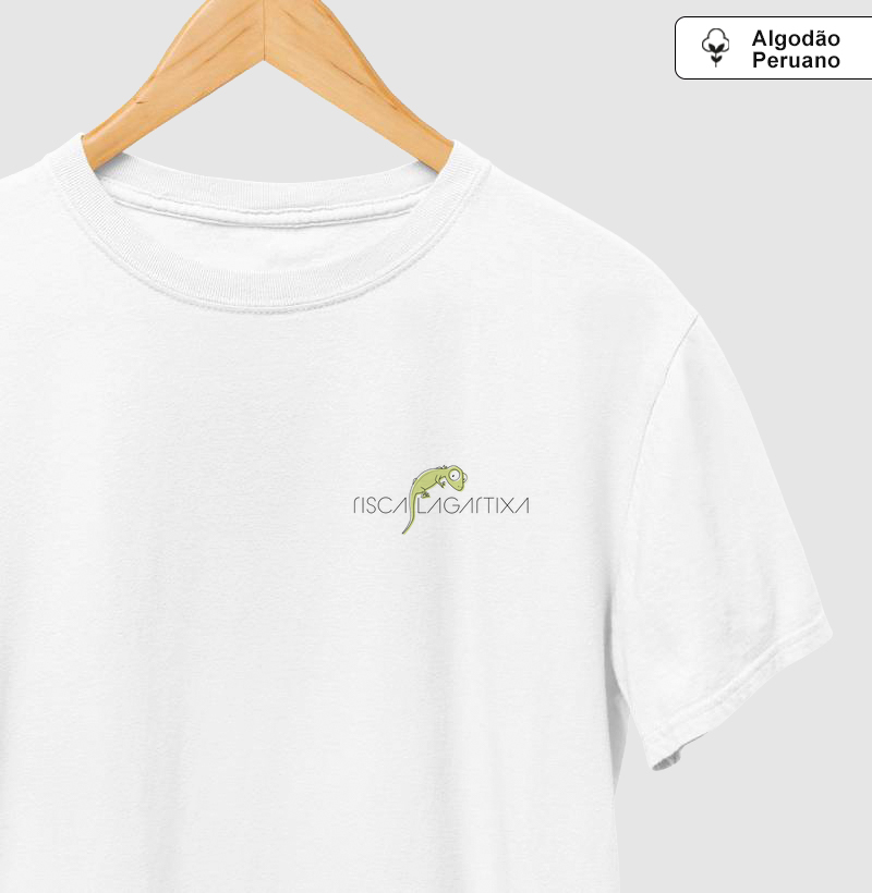Camiseta Algodão Peruano Risca Lagartixa