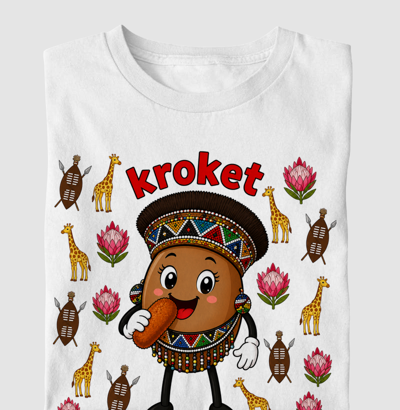 Egg Kroket - África do Sul - Camiseta Infantil